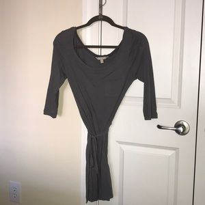 Banana Republic Grey Slip Dress